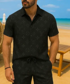 Signature LV Hawaii Shirt & Short AEL25062502 FI